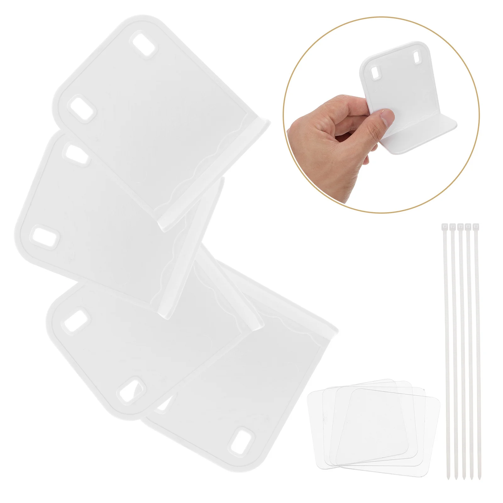 

4pcs Anti-slip Sway Stopper Babypen Stabilizer Playpen Connectors Furniture Bracket Support Absorbent Pad