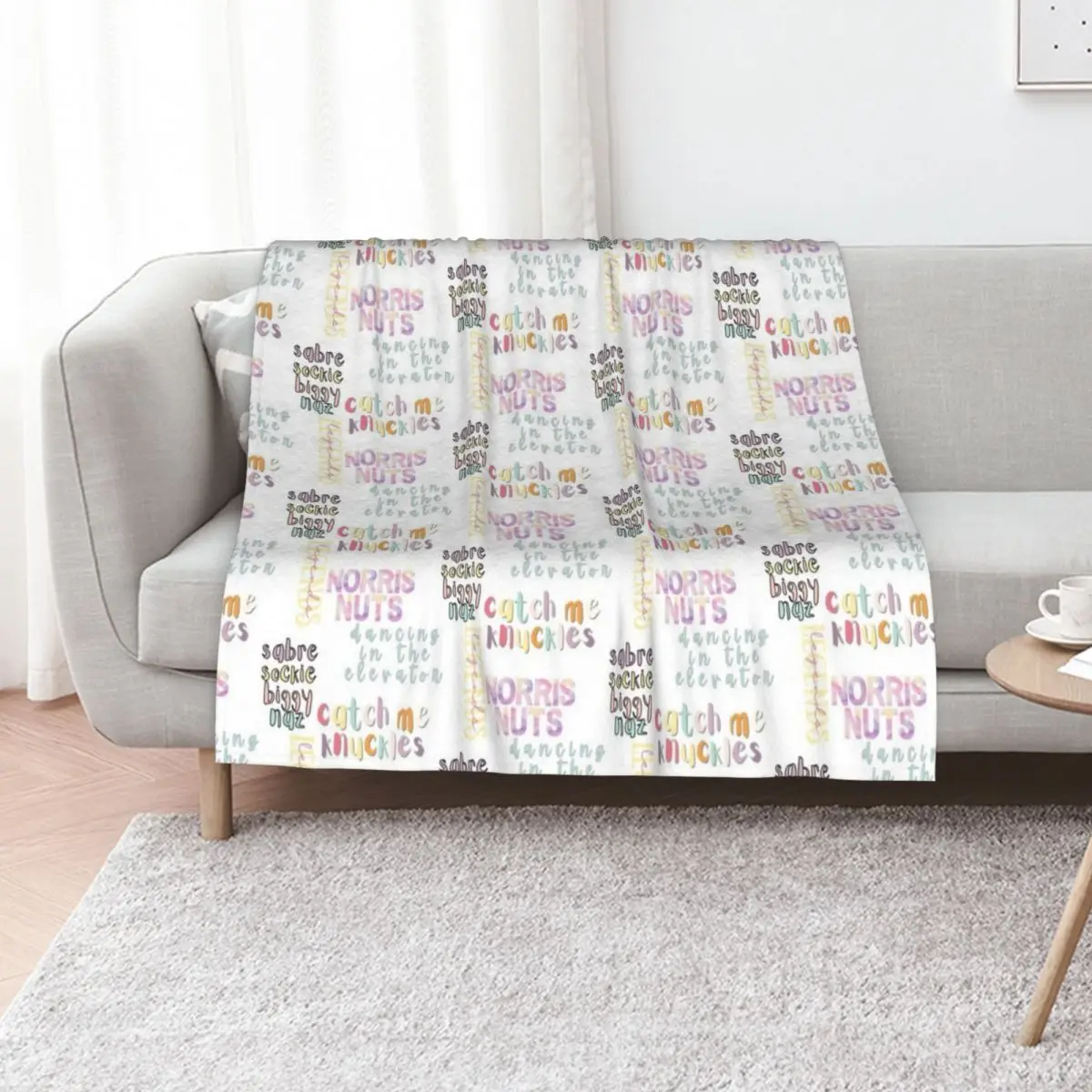 Norris Nuts Legends band - catch me knuckles Throw Blanket Bed Fashionable for sofa Retros Beach Giant Sofa Blankets