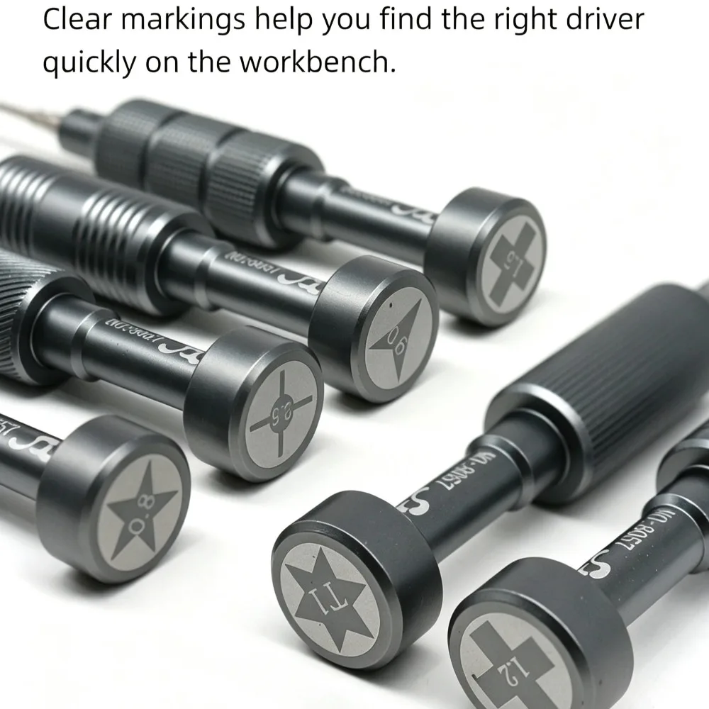 Mechanic 6-in-1 iShell Max Schraubendreher-Set, leistungsstark, magnetisch, hohe Härte, Präzision, Magnesium-Silizium-Legierung – Detail 1