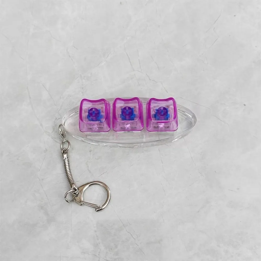 جديد 3 مفاتيح Keycap قرصة لعبة إصبع لوحة المفاتيح DIY زر Keycap الإغاثة الإجهاد الميكانيكية تململ المفاتيح