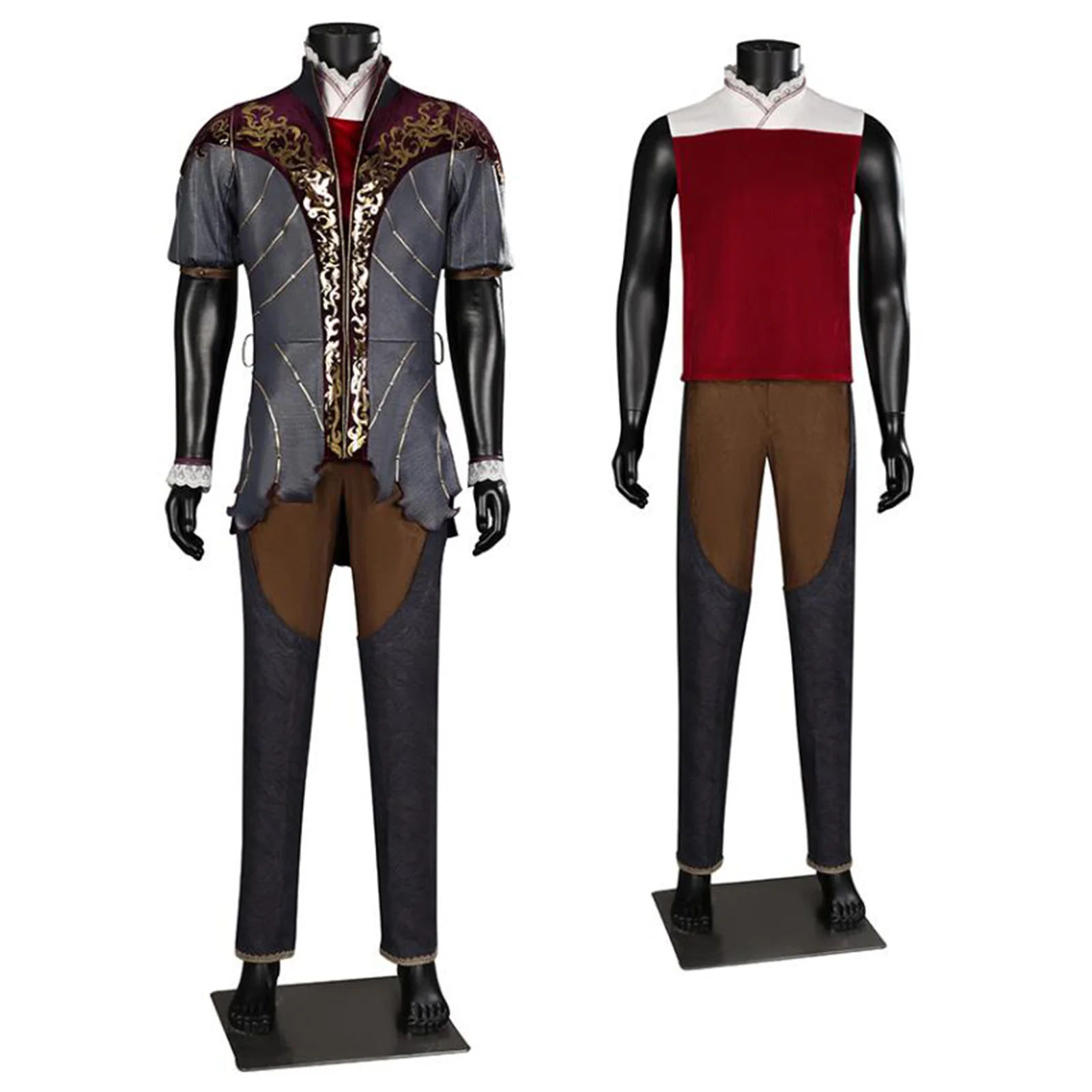 Disfraz de Astarion para hombre y mujer, conjunto completo para Halloween, Carnaval, Navidad, fiesta de Cosplay