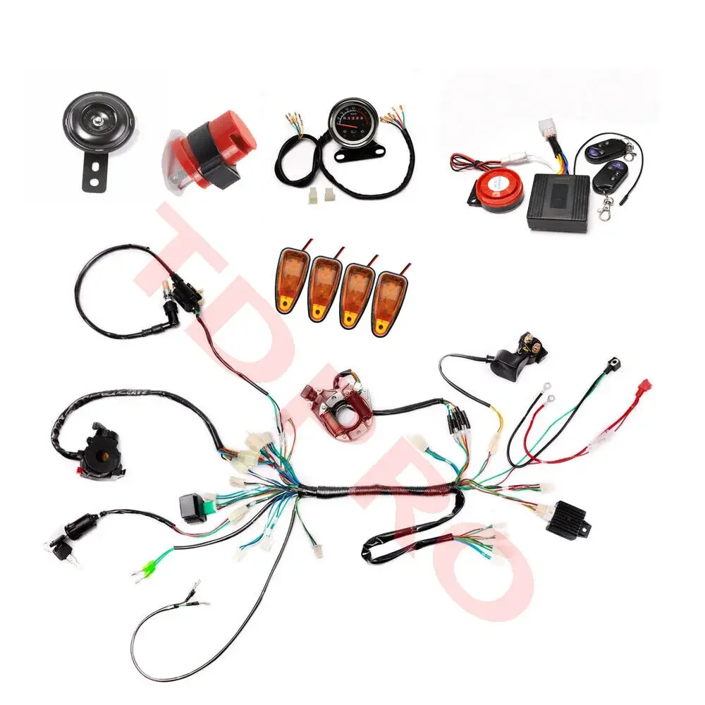 

Wiring Harness Magneto Stator Light fo 70cc 110cc 125cc ATV Quad Taotao Coolster Motorcycle Accessories