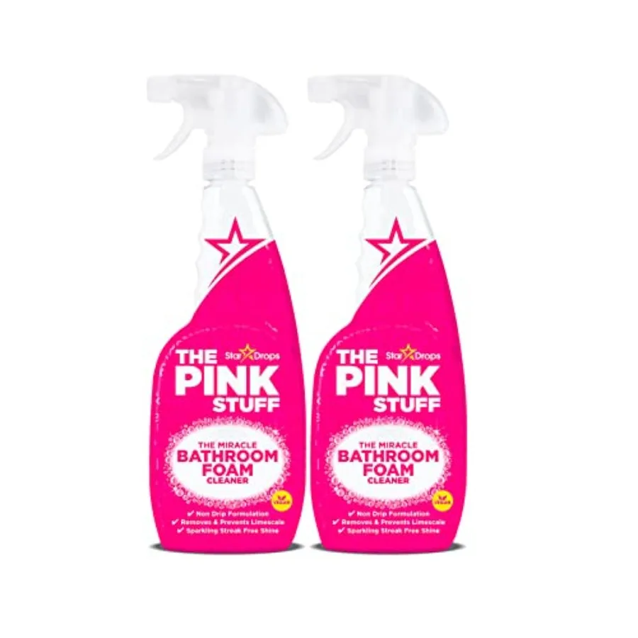 

The Pink Stuff - The Miracle Bathroom Foam Cleaner 750ml 2-Pack Bundle