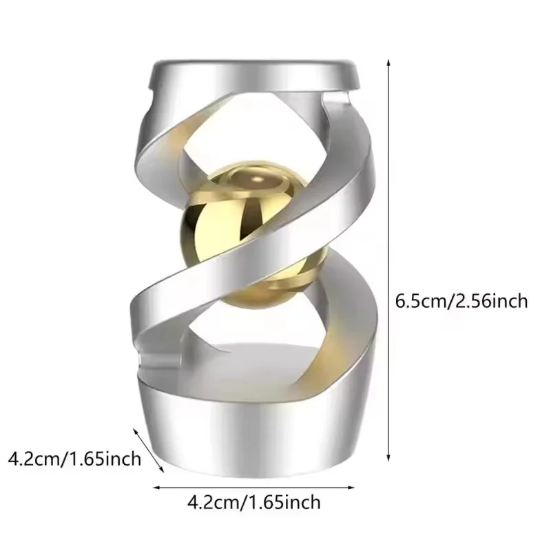 Metal Suspended Floating Gyro Magnetic Levitation Spinner Kinetic Desk Decor Anti Gravity Rotating Fidget Toy Office Home