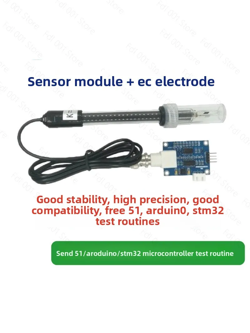 Conductivity sensor module, solution water quality detection, simulation, meter STM32 for Arduino