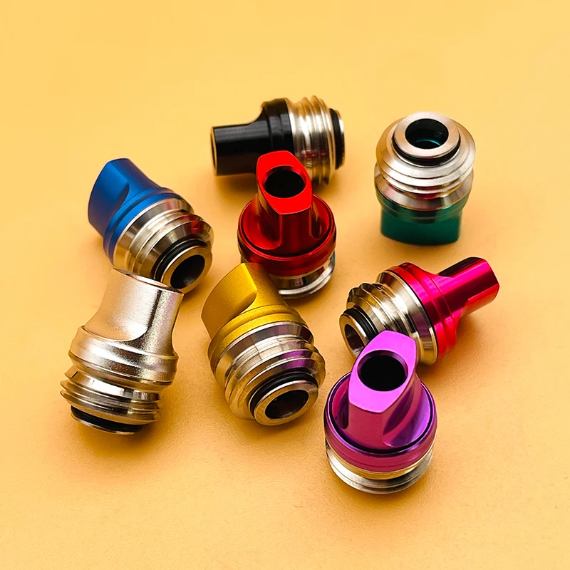 طرف تنقيط DSX الملكي Ultra BB ، الفولاذ المقاوم للصدأ والألومنيوم ، تجويف ضيق لبي بي ، Boro AIO Box Mod