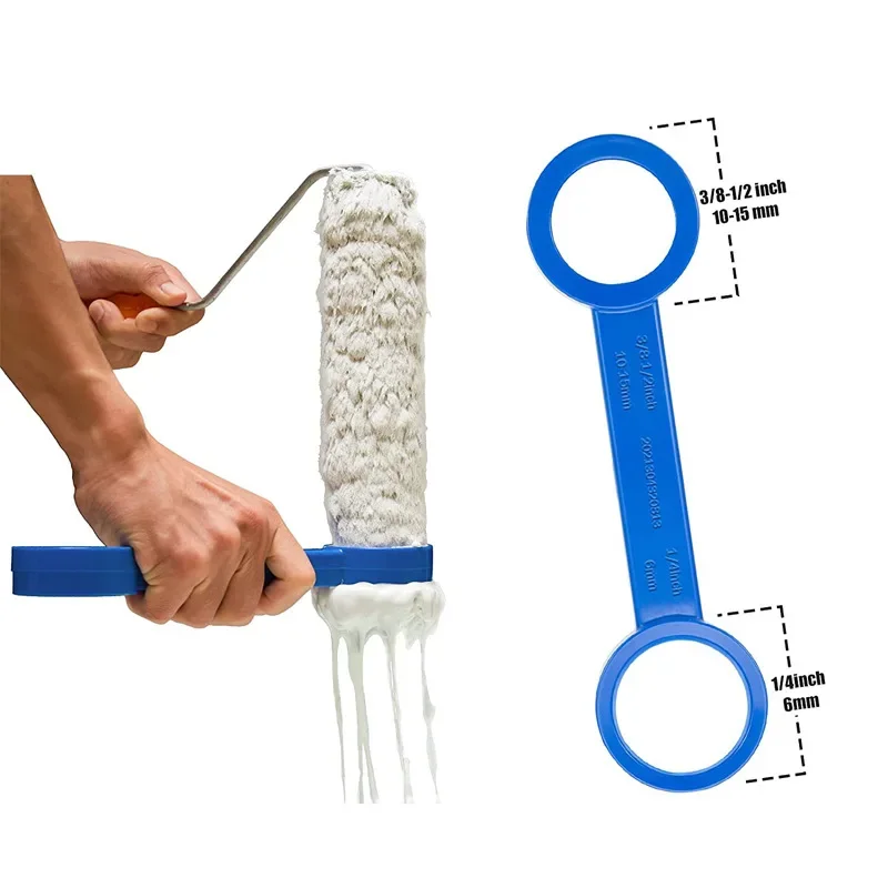 Double Head Paint Roller Cleaner Tool, limpeza Sleeve, Brush Saver, Spinner, Salvar