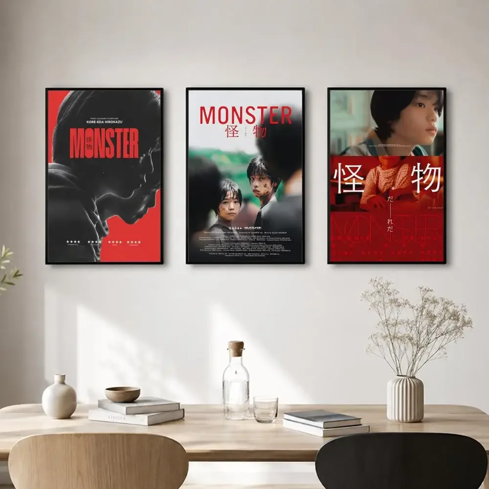 Movie M-Monster 2023 Poster Self-adhesive Art Waterproof Paper Sticker Coffee House Bar Room Wall Decor view 2