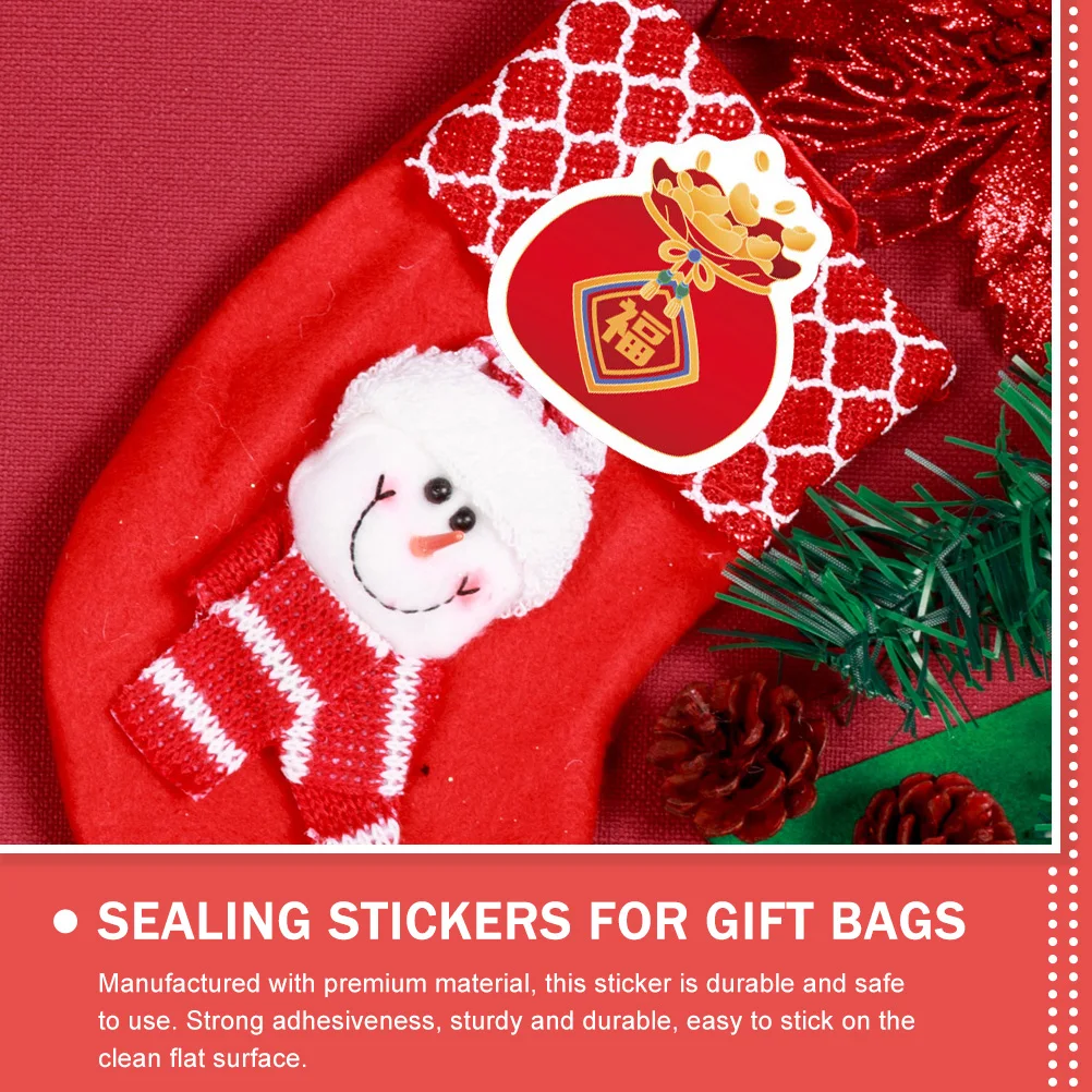 

2 Bags Waterproof Sticker Premium Envelope Sealing Stickers Adhesive Gift Bag Labels Party Supplies Cute Rabbit for Envelopes