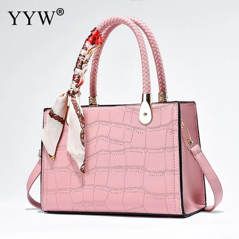 High Quality Ladies Leather Leathr Handbag 2023 Luxury Retro Designer Alligator Women Shoulder Messenger Bags Ladies Tote Bolsas