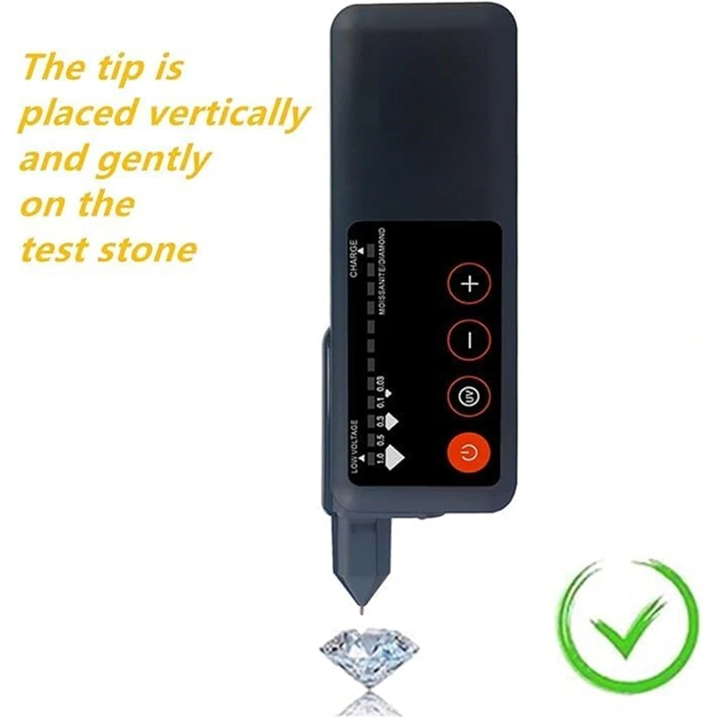 Tester Pen,Accuracy Tester and 60X Mini LED Magnifying&40X Full Metal Illuminated Magnifier for Novice-ABFB