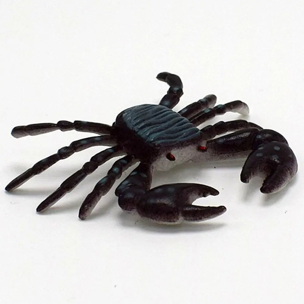 

8Pcs High Quality Plastic Sea Crab Animal Set Lifelike Marine Design Educational Resource for Kids Animal Cognition Reading