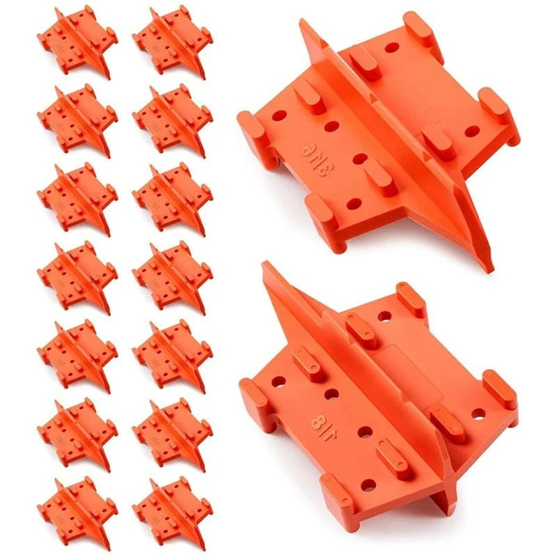 @@AB07 Hot Use Deck Spacers 1/8 And 3/16 Inch 16Pcs Board Spacing Edges Tool, Edge Fastener Alignment Guide Tools For Pressure