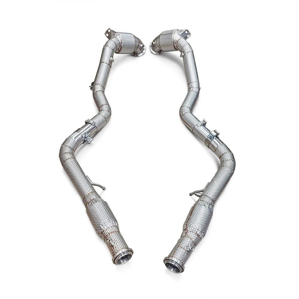 Used for Mercedes Benz G63 AMG 2020-2023 downspout with catalyst high flow intercepted downspout exhaust pipe