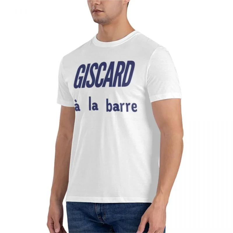 T-shirt classique en coton pour hommes, marque Giscard à la barre, vêtements Hiphelicopter, vêtements mignons