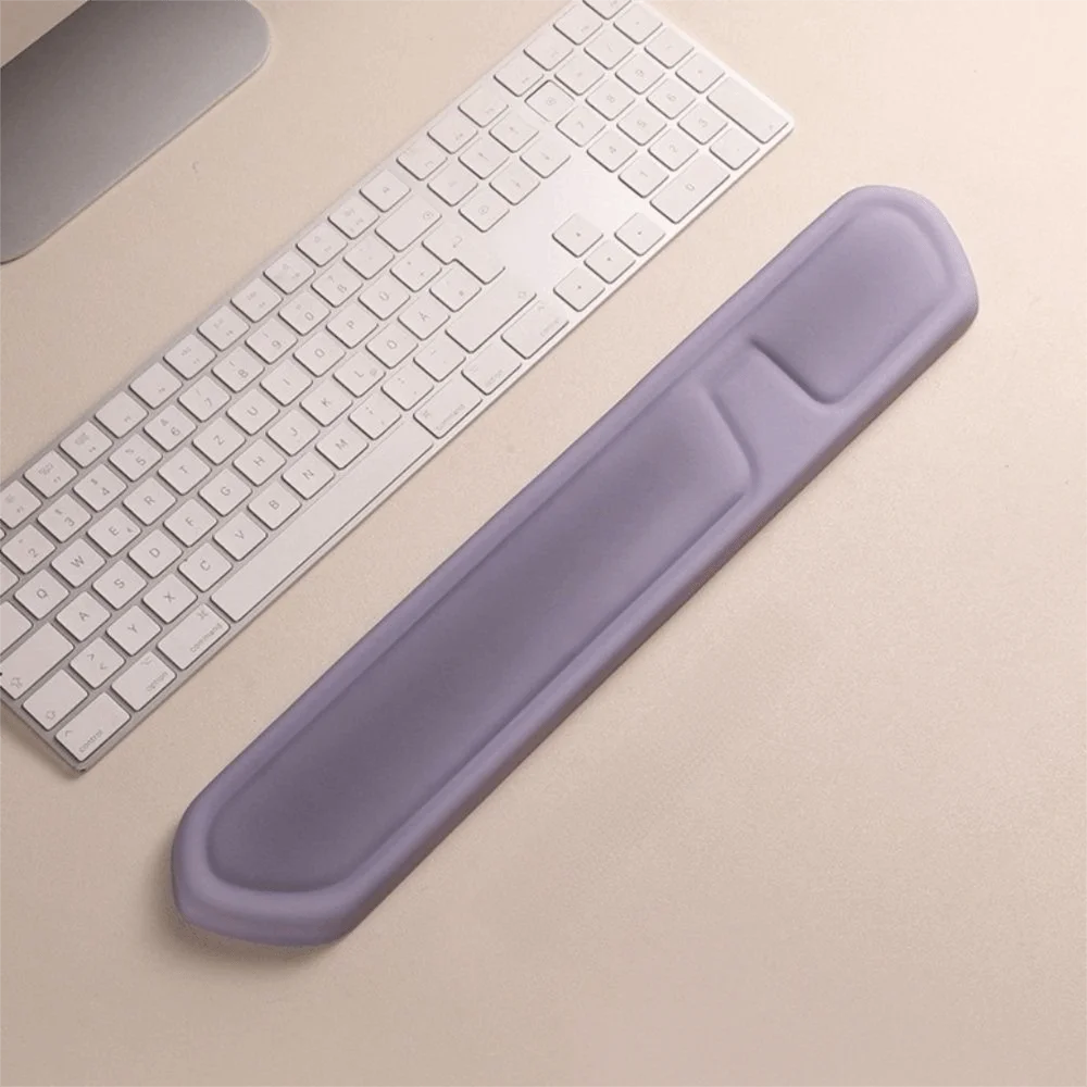 Silicone Wrist Rest Mouse Pad Smooth Surface Thick Sponge Mouse Pad With Wrist Rest Soft Non-Slip Ergonomic Mouse Pad