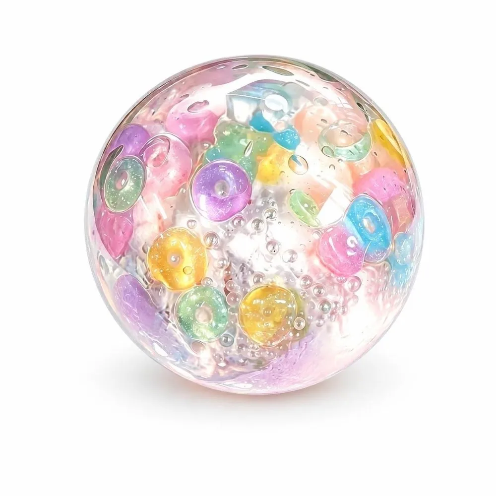New Slow Rising Squishy Fidget Ice Transparent Handmade Sensory Stress Relief Soft Squeeze Stress Ball for Adults