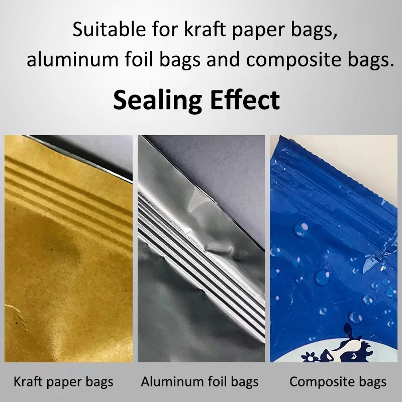 Handheld Electric Impulse Sealer Professional Vacuum Bag Sealing Machine 20cm Length Sealing Pliers For Foil Bag Composite Film