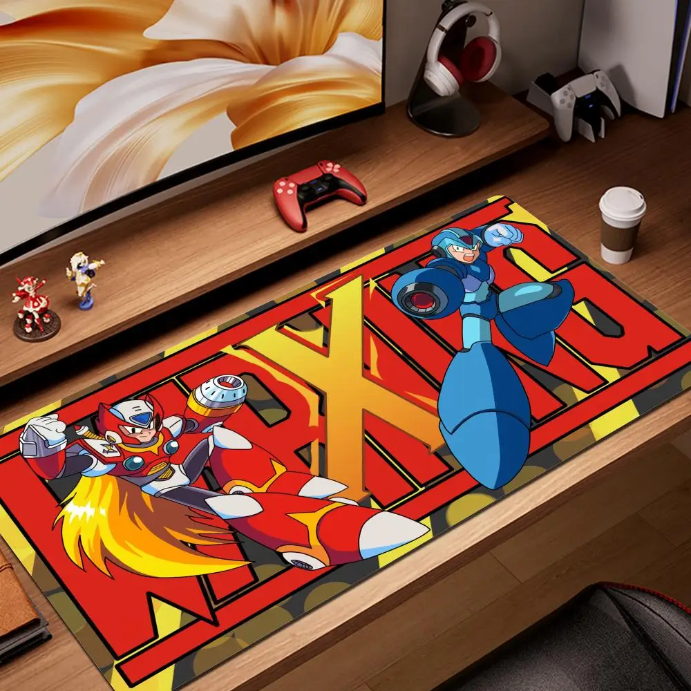 Alfombrilla de Teclado HYBXAXC para Ratón y Teclado, Alfombrilla Grande para Ratón Megaman X, Alfombrilla para Escritorio de Computadora, Alfombrillas para PC Gamer, Alfombrillas de Mesa DIY