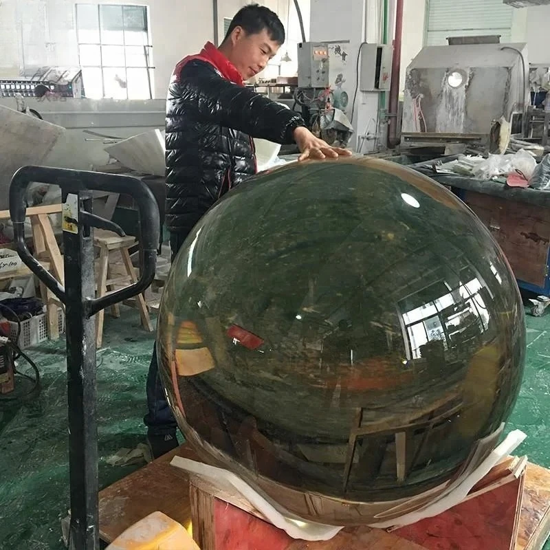 Chinese supplier customize100cm 200cm 300mm 500mm crystal ball super large glass ball transparent large crystal ball 1000mm