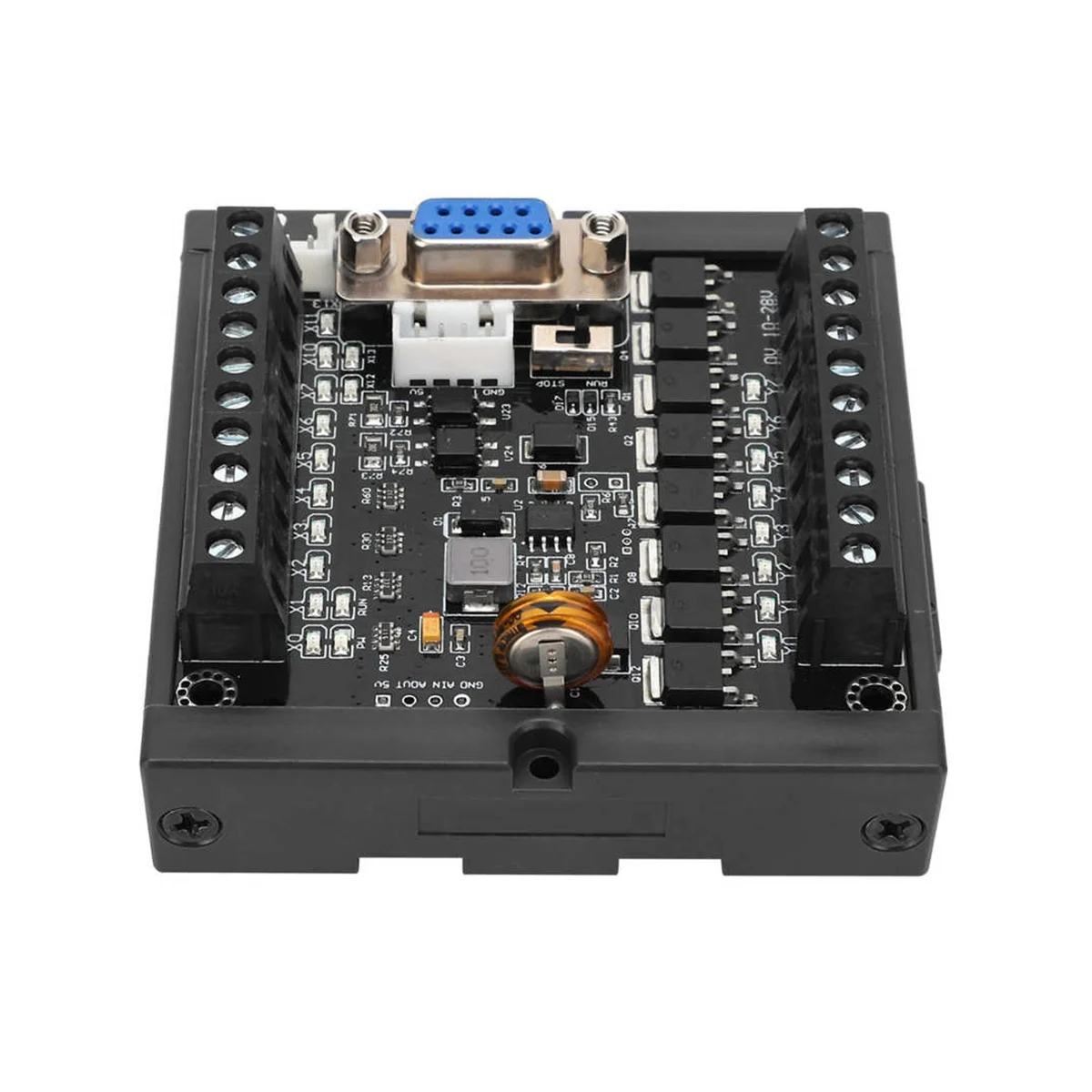 Programmable Controller FX1N-20MT PLC Module Regulator Industrial Control Board DC24V Programmable Logic Controller