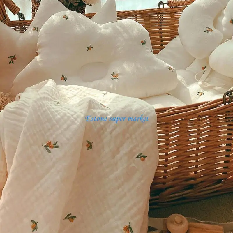 090B Autumn Baby Sleeping Winket อ่อนนุ่ม 6 ชั้นไม้ไผ่ผ้าฝ้าย Swad Wrap ทารกพิมพ์ผ้าห่มผ้าห่ม