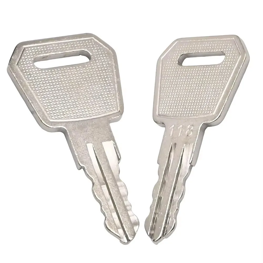 2 Pcs Key 1115-500016-00 Marked 118 For Big Joe EP Equipment Electric Pallet Jacks E30 EZ30 EPT20-15ET EPT20-18EA