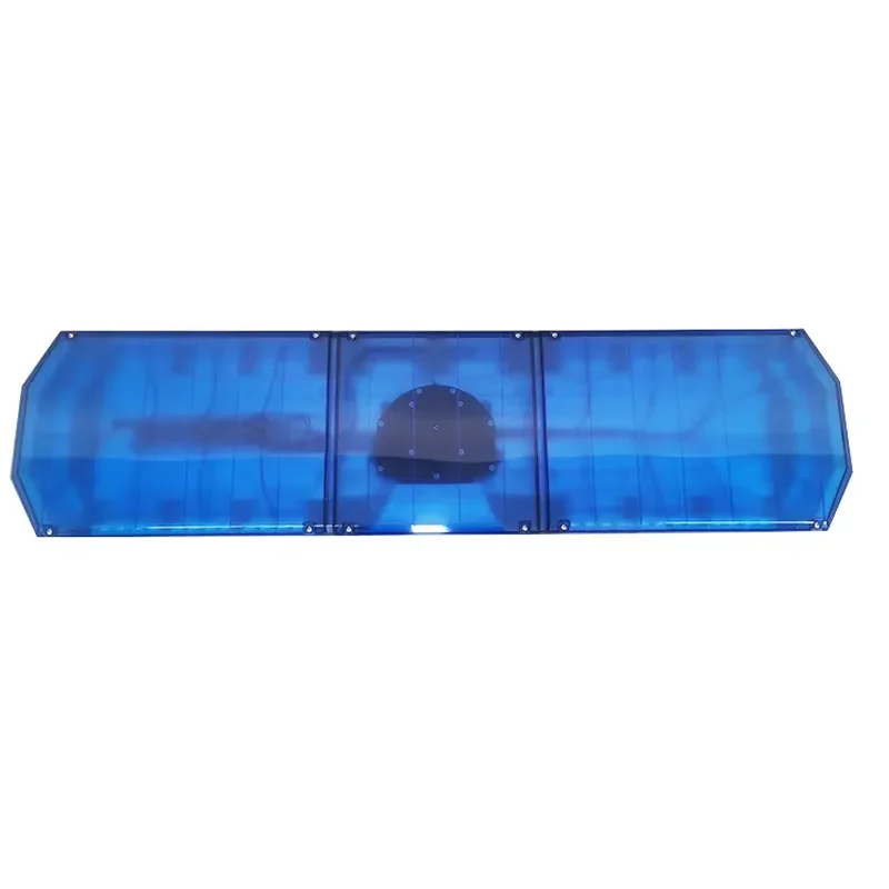 DC12V 240W Emergency LED Lightbar with Siren Speaker-Blue Strobe Light for Ambulance Fire Truck Emergency Cars Vehilces