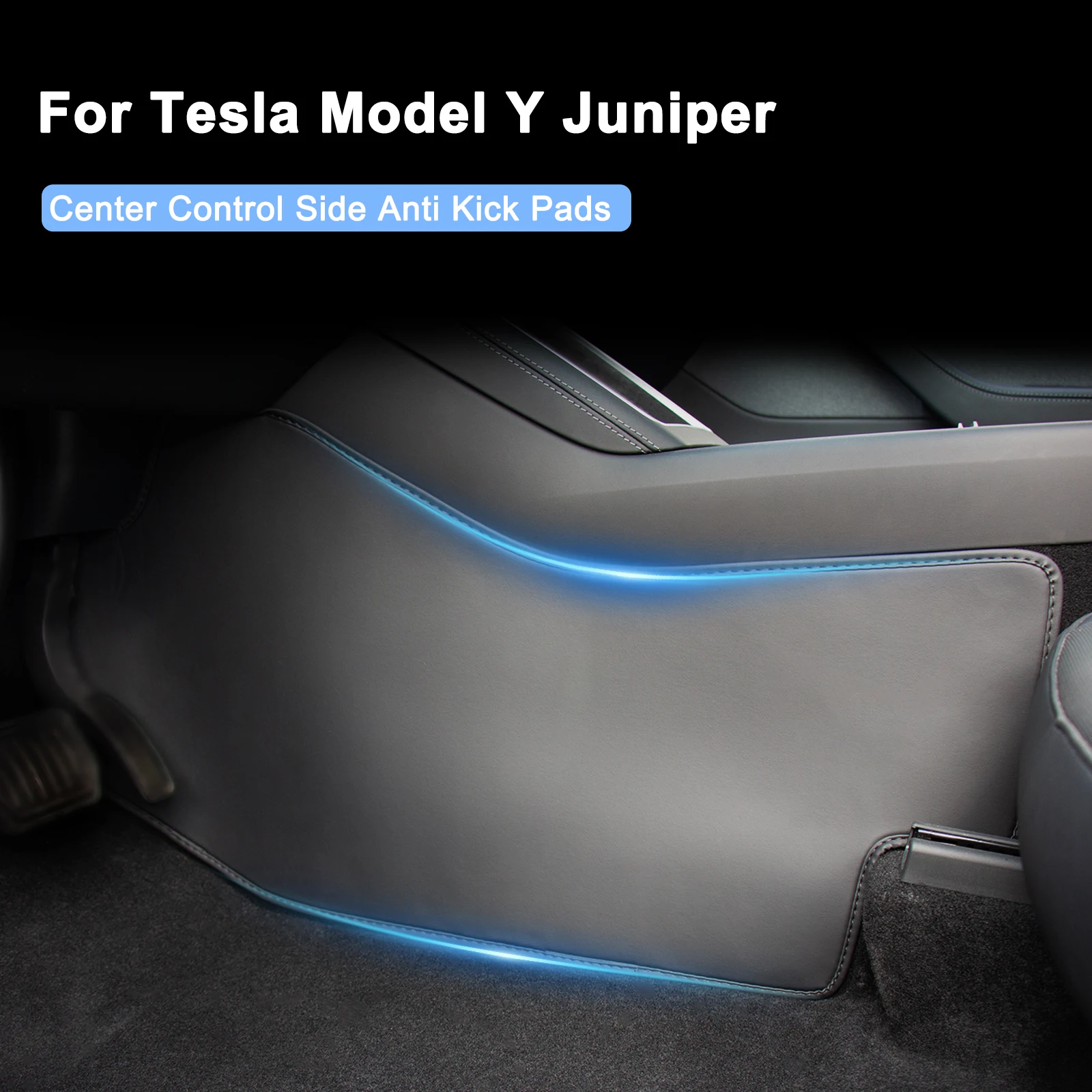 

Защитная накладка на центральную консоль (двусторонняя) из кожи Juniper для Tesla Model Y, защита от грязи и царапин, для интерьера