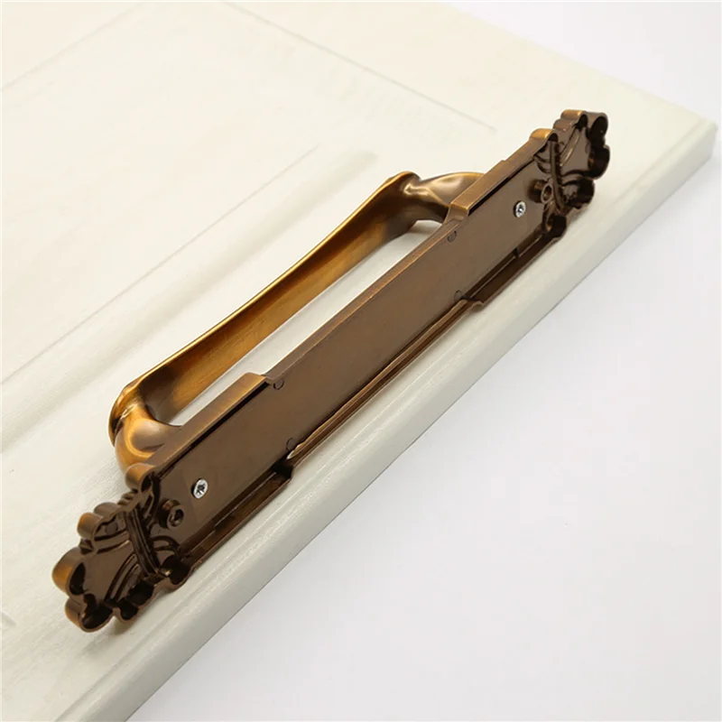 

ABAE-4Pcs European Style Door Handle,Door Pull Handle, Metal Sliding Door Handle For Cabinet Drawer Cupboard Accessory