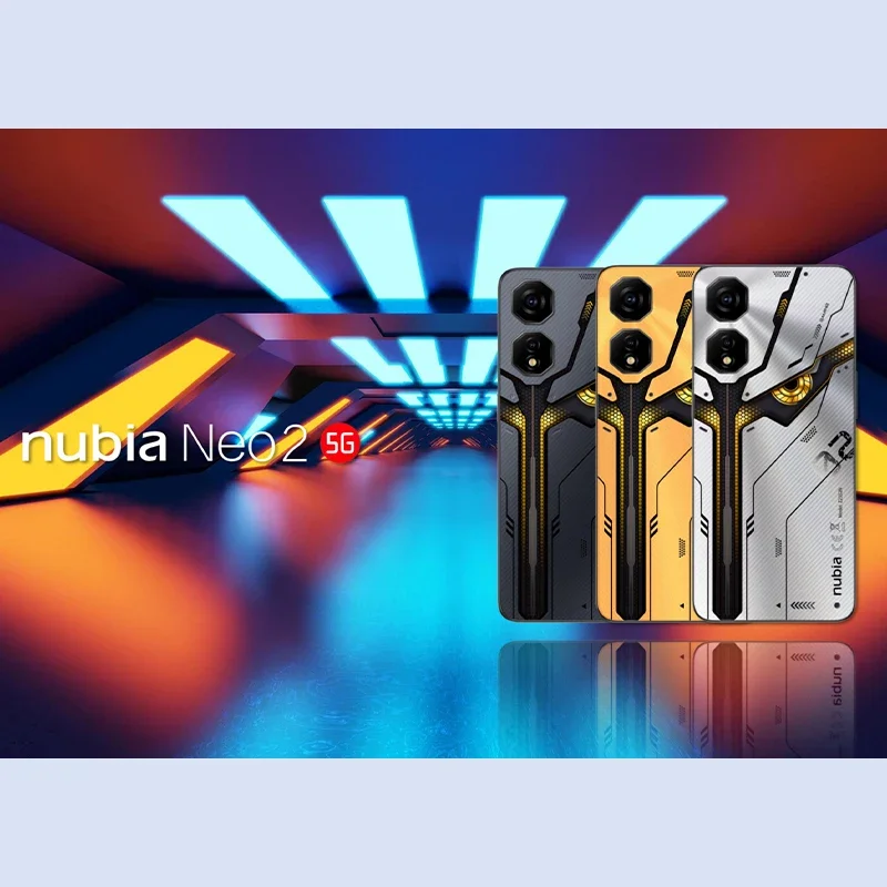 Global Version Nubia Neo 2 5G Mobile Phone 6000mAh Unisoc T820 6.72 FHD+ Hole 120Hz 50M NFC