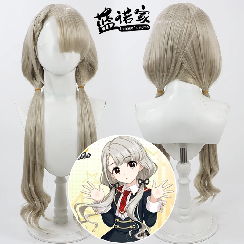 

Gakuen iDOLM @ STER Hisakawa Nagi Cos Косплей Парик Хэллоуин Карнавальная вечеринка Реквизит Синтетические волосы Термостойкое волокно + Кепка для парика