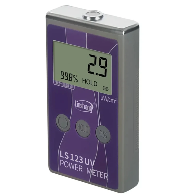 A56G-Portable UV Meter LS123 Measure Ultraviolet Radiation Power Intensity Radiance Density Rejection Rate