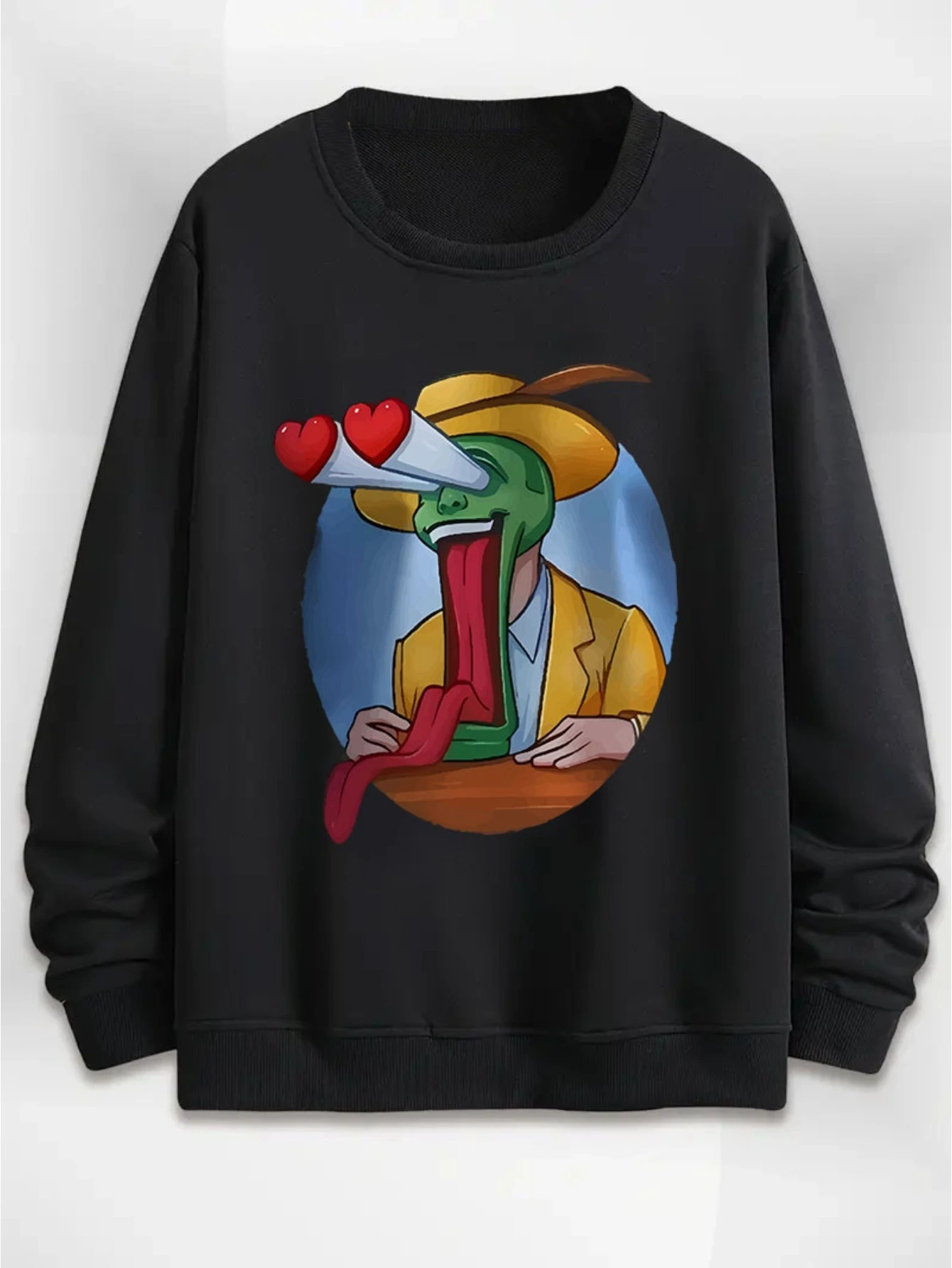 

Classic Character Graphic Printing Autumn and Winter Men's and Women's Sweatshirts Casual Loose Outdoor Street Sports Training