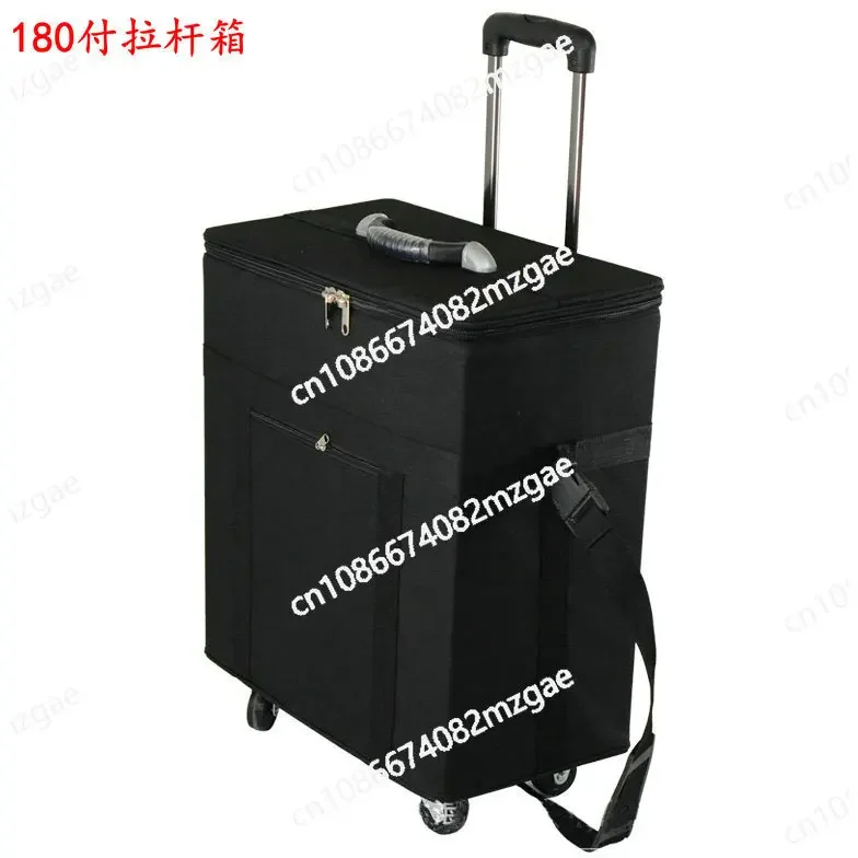 

Высококачественный чехол на тележке для очков из ткани Оксфорд, ящик для хранения оптических очков, витрина для очков 180, оплата