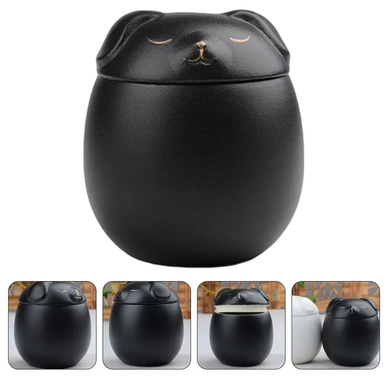 Urn Dog Ashes Pet Urns Smallcat Ash Keepsake Mini Memorial Cremation Funeral Lovely Animal Box Household Shaped Ceramic Jar