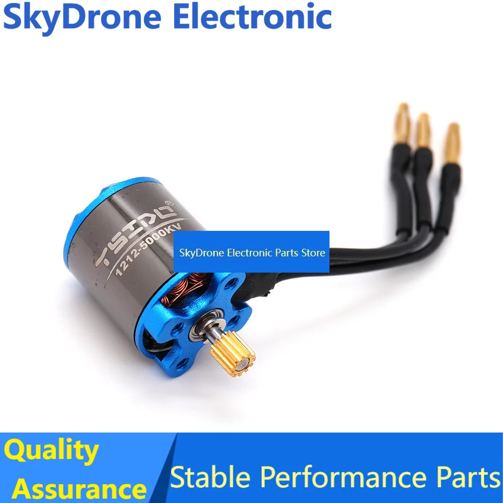 Бесщеточный комплект SkyDElYSIDO 1212 5000KV с внешним ротором и регулятором скорости FAM32 25A для радиоуправляемых краулеров 1/30, 1/24, 1/18 Axial SCX30, TRX4M
