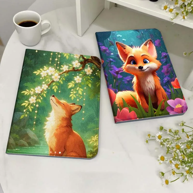 Cartoon Fox Flower …