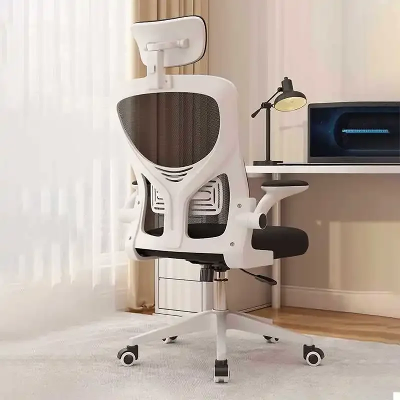 

Glides Office Chair Raise Headrest Mechanism Upholstery Comfortable Pad Base Gamer Desk Chair Floor Moveis Rotating Furniture