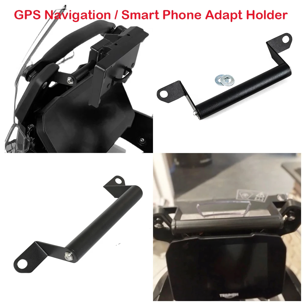 

Fits for Triumph Tiger 900 Rally PRO Tiger900 GT 2020+ Motorcycle GPS Navigation Holder And Smart Phone Adapt Mount Bracket