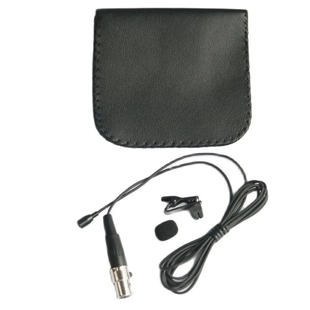 

New UL2 Clip-On Lapel Lavalier Microphone For Shure SLX ULX PGX GLX Wireless BodyPack 4Pin TA4F Connector with Bag