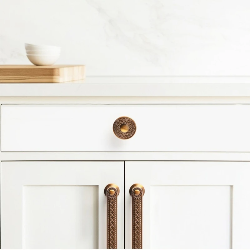 New Chinese Style Handles for Furniture Bedroom Wardrobe Dresser Drawer Handles Kitchen Cabinet Handles Shoe Cabinets Pulls