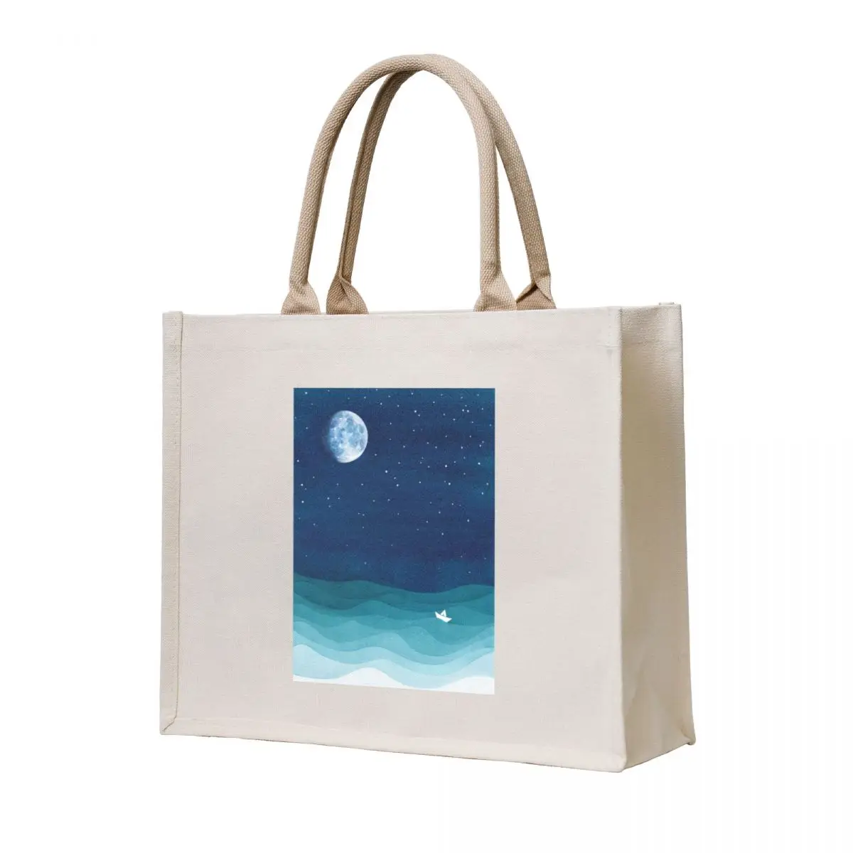 

Moon Phase, teal Tote Bag Shopping bags tote bags men tote bag