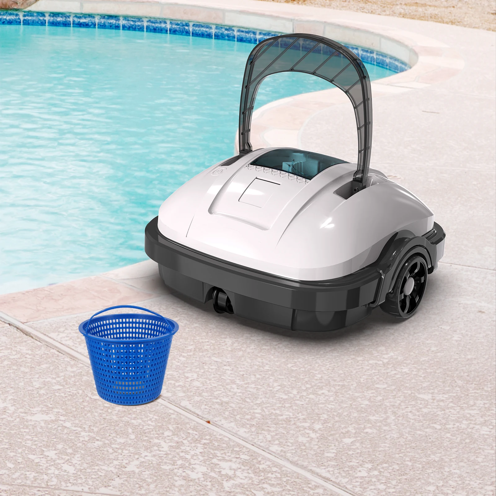 

Swimming Basket Plastic Debris Skimmer Replacement Pool Pool Debris Basket Pump Strainer Net Accessory