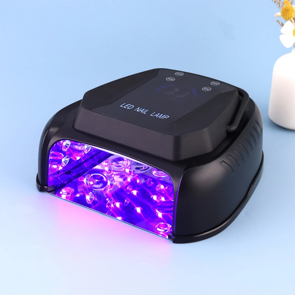 Lampada per unghie UV LED senza fili da 64 W Batteria ricaricabile Essiccatore per unghie per manicure per polimerizzare LED 365nm 405nm