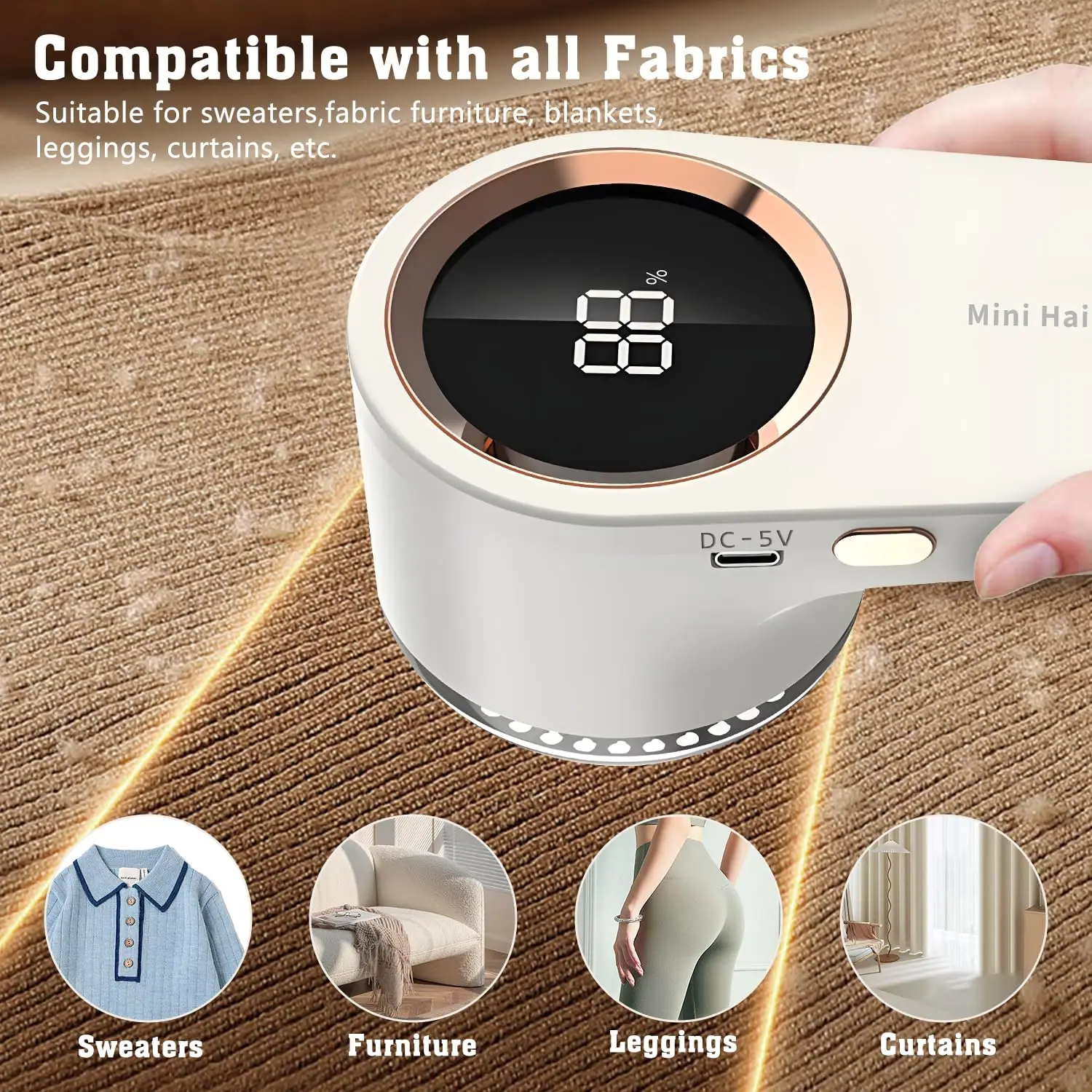 Lint Remover USB Lade Elektrische Pellet Maschine Haar Ball Lint Trimmer Tragbare Elektrische Kleidung Lint Maschine High-speed Moto – Detail 13