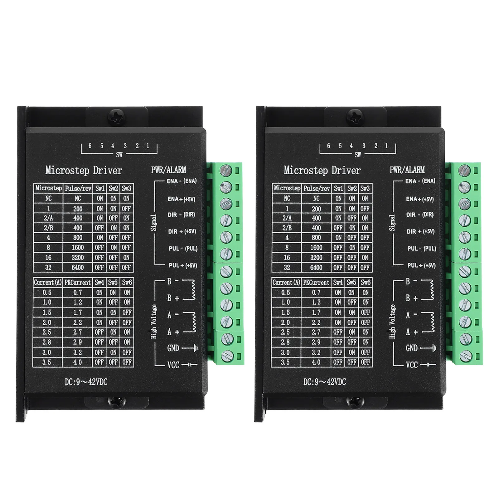 

2Pcs Stepper Motor Driver Controller High Subdivision Module Compatible for Cnc Machines 3D Printers Automation