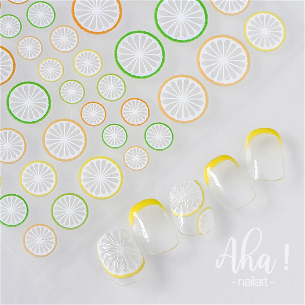 Simple And Eye-catching Embossed Nail Stickers Strong Sense Of Decoration Nail Decorations Durable Fashionable And Versatile