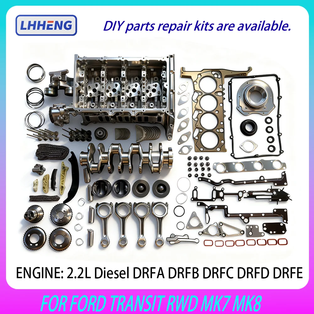 Engine Rebuild Full gasket kit For 2.2 L T Diesel FORD TRANSIT BOXER RANGER CITROEN JUMPER PEUGEOT BOXER TDCi 2011-2020