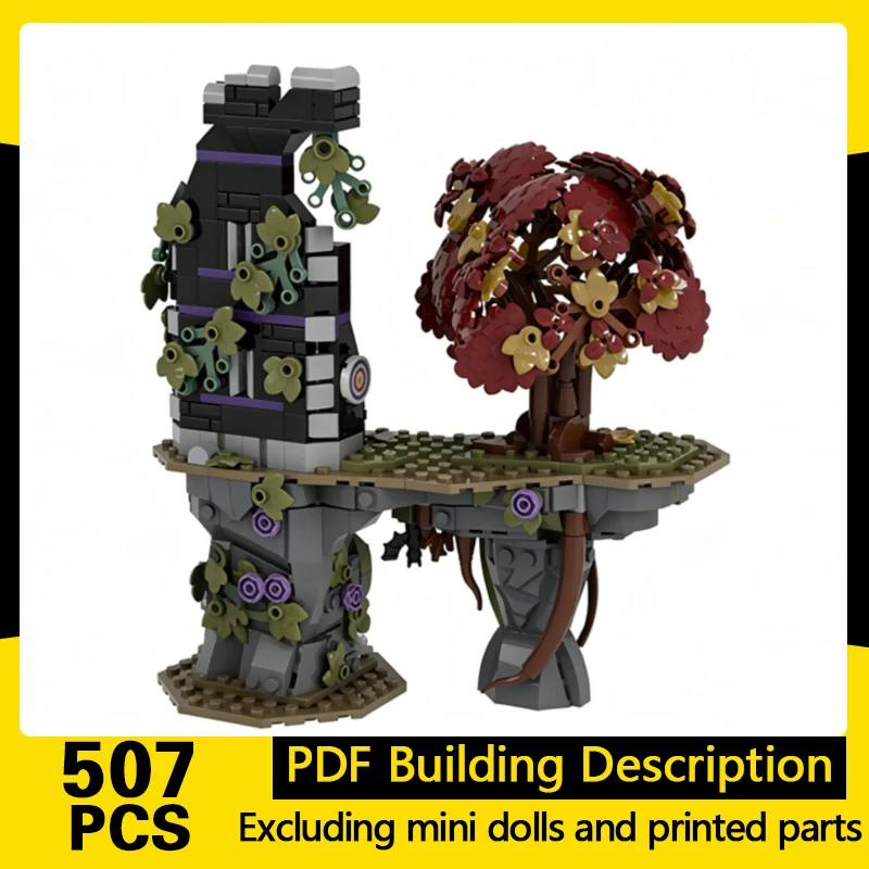 

Medieval Castle Model MOC Building Bricks Forest Tower Ruins Modular Technology Gifts Holiday Assemble Children Toys Suit